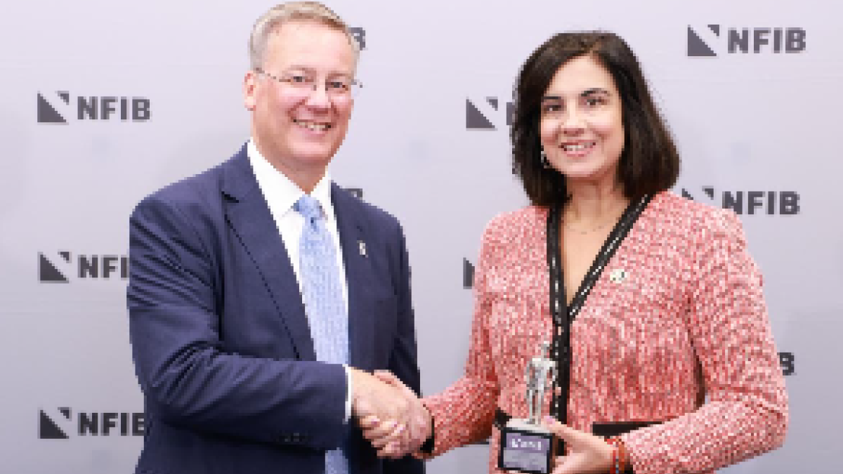 Congresswoman Nicole Malliotakis with NFIB President Brad Close.