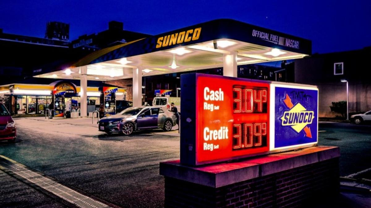 gas station